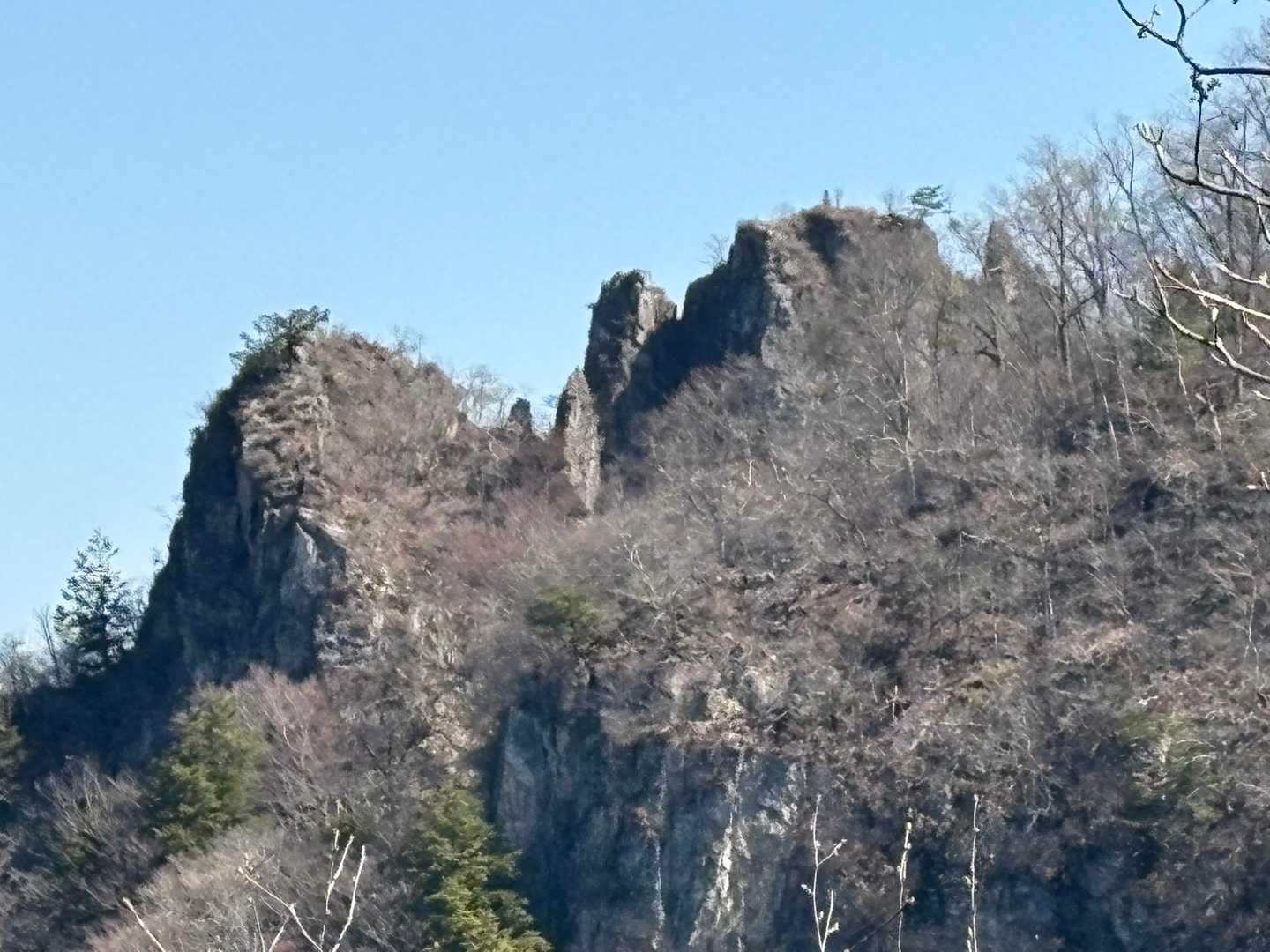 三ッ岩岳登山口-三ッ岩岳 往復コースの写真