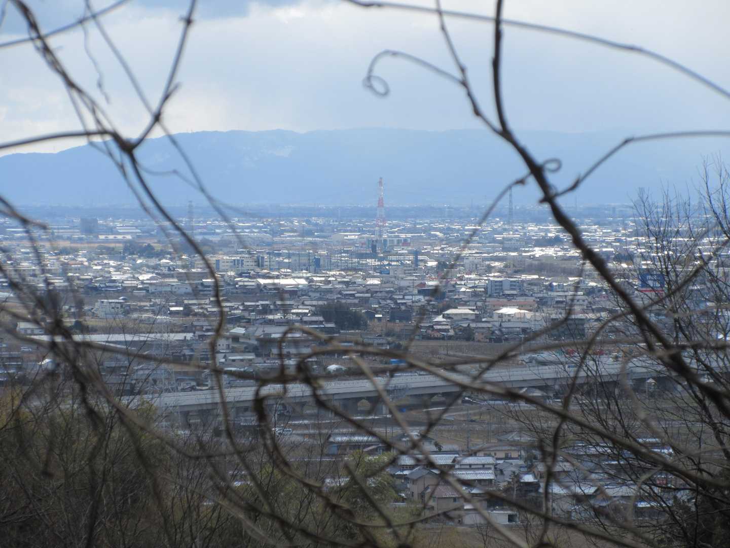 途中→養老山地