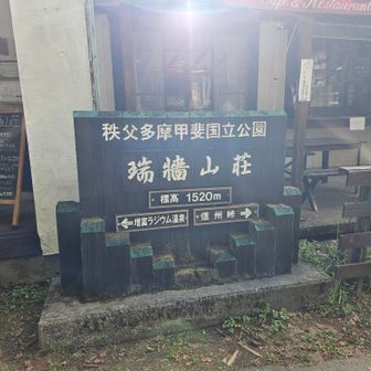ゴール

岩を登ったり、鎖やハシゴもあり、とても楽しかったー！！

何ヶ月もずーっと腕の筋が張ってたんだけど、帰りのバスの中で張りが消えてるのに気づいた。岩を掴んだり手をついたりしてたのがいいストレッチになったのかな。瑞牆に登れたのもだけど、それも嬉しくなってしまった😊

明日の筋肉痛が怖いけど、念願の瑞牆山、登れてよかったー！