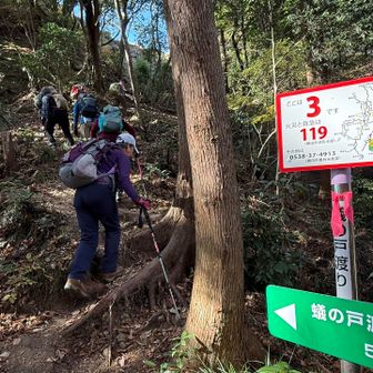 蟻の戸渡り🐜に向かいます