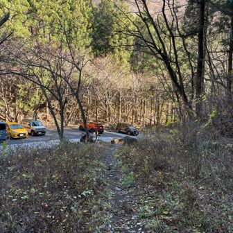 駐車場に帰還、お疲れ山