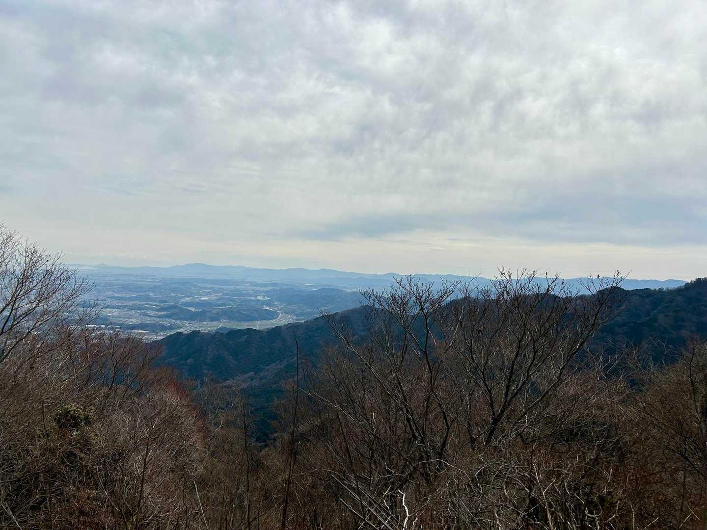 桝形山-鉢ヶ峰南峰-日川富士-観音岳-堀坂峠の高-堀坂峠- 縦走コースの写真