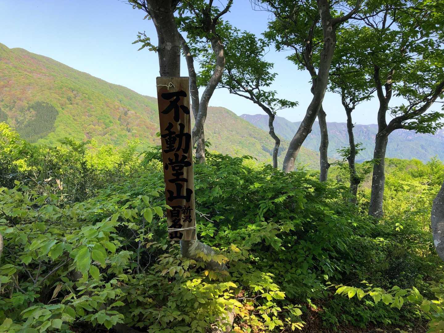 山頂到着　新潟百名山