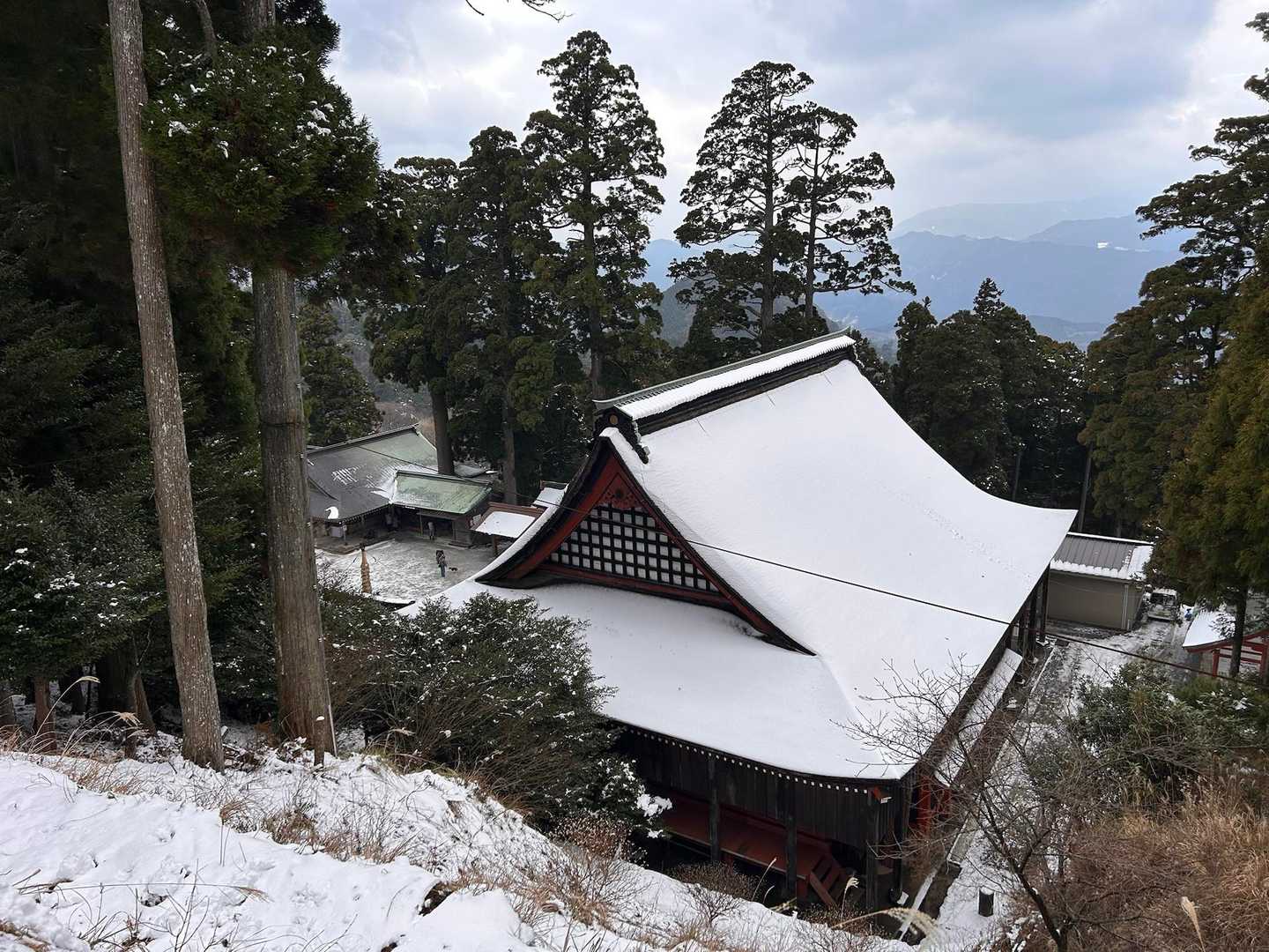 しかし雪❄️の山登りはいい❗️