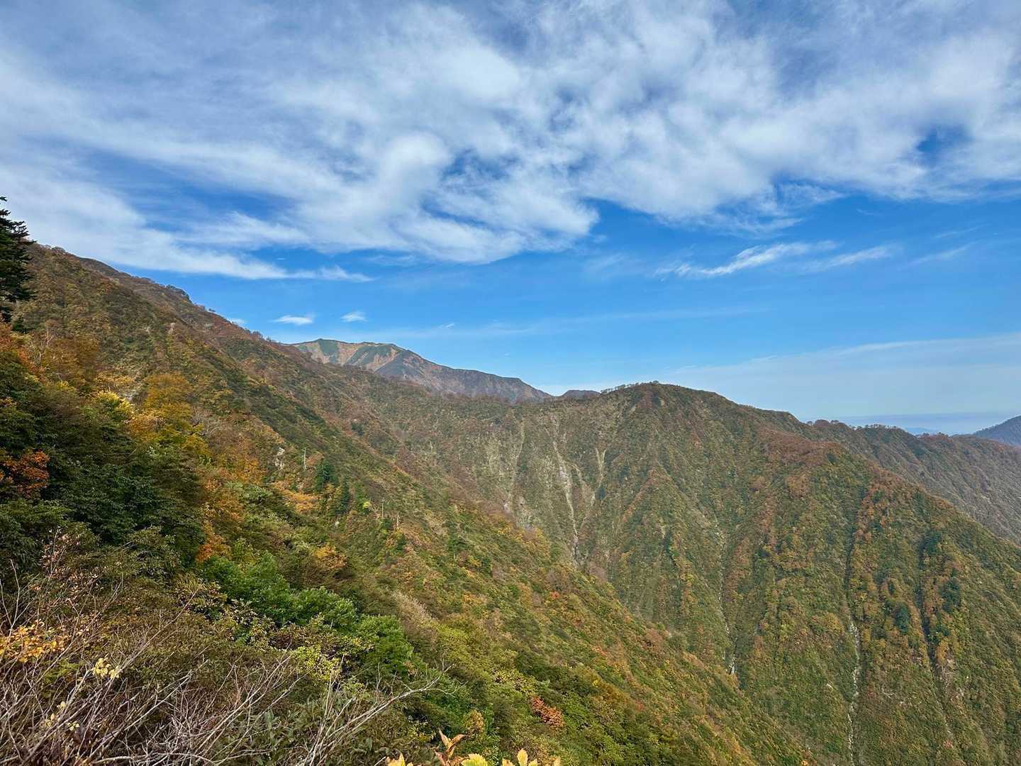遥か彼方に朳差岳。今日中に行けるのか‥