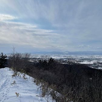 恵庭岳、風不死岳、樽前山見えました👀