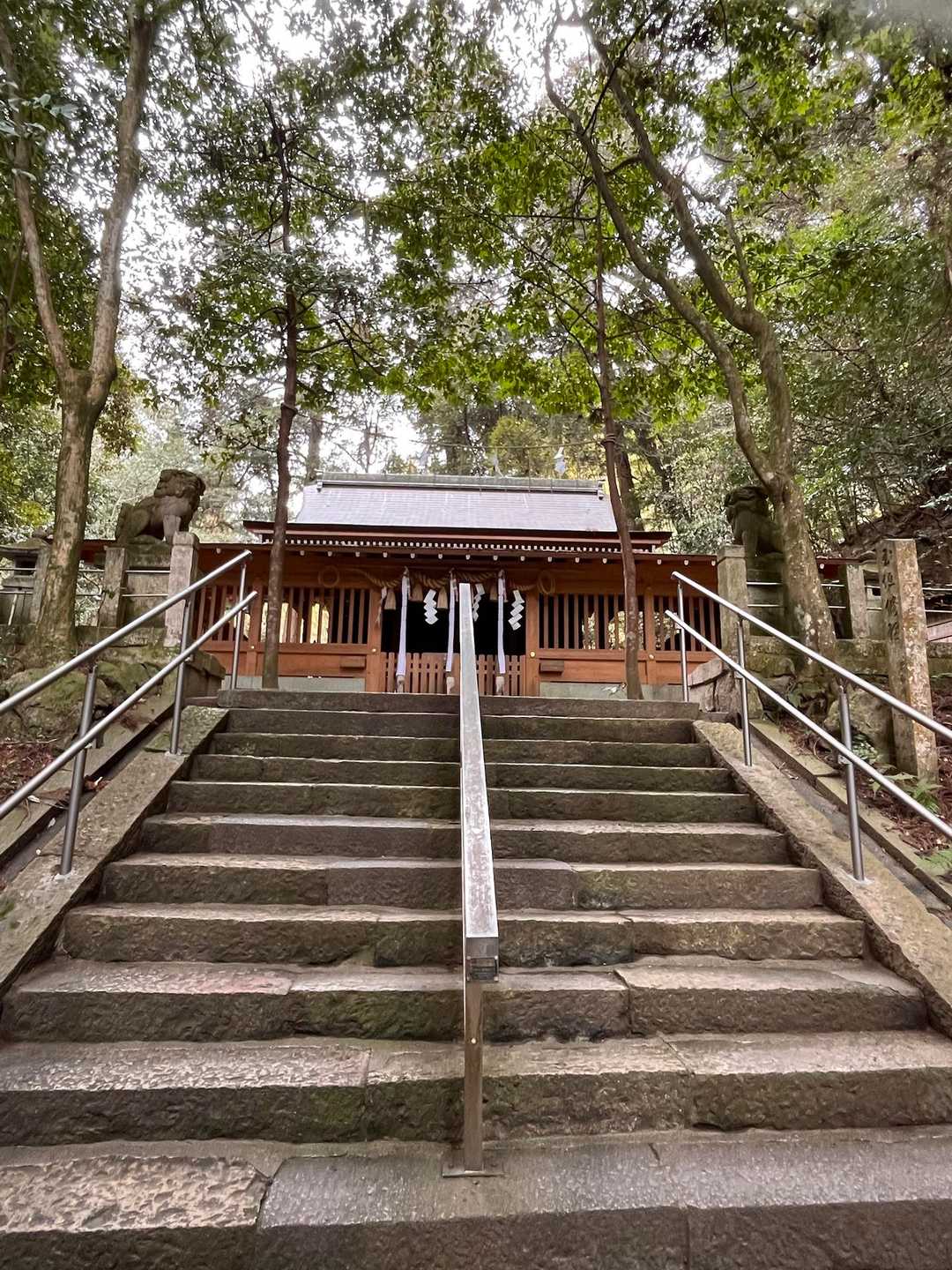 小倉神社まで下りてきました⛩️