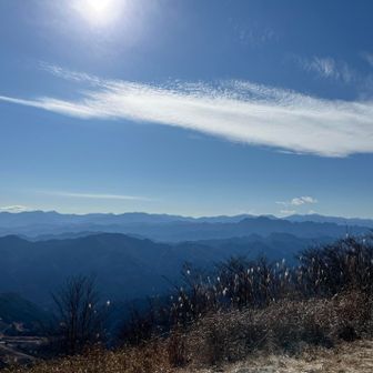 両神山　甲武信ヶ岳　金峰山　小川山
奥秩父の山が一望できる