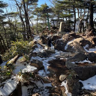 山頂🙌
チェーンスパを携帯していましたが、使わず登れました。