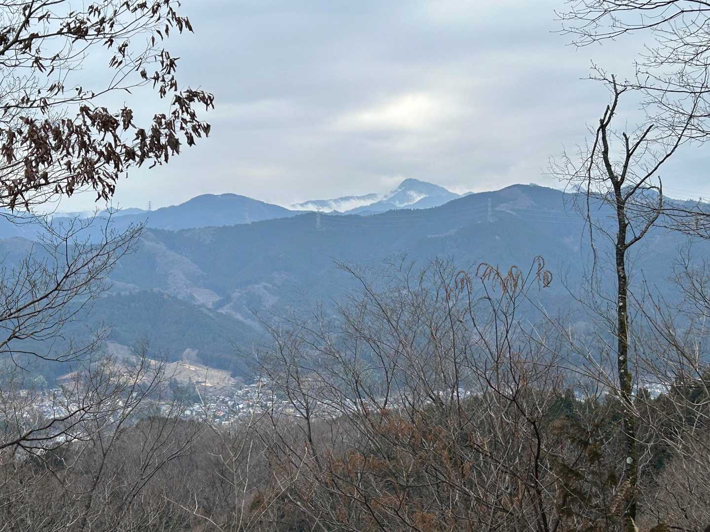 大岳山方面