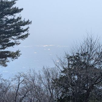 霞んで眺望はﾀﾞﾒ