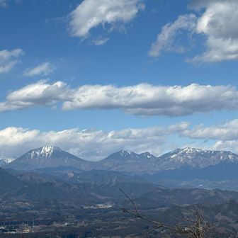 男体山とか日光の山々
雪少ないなぁ
