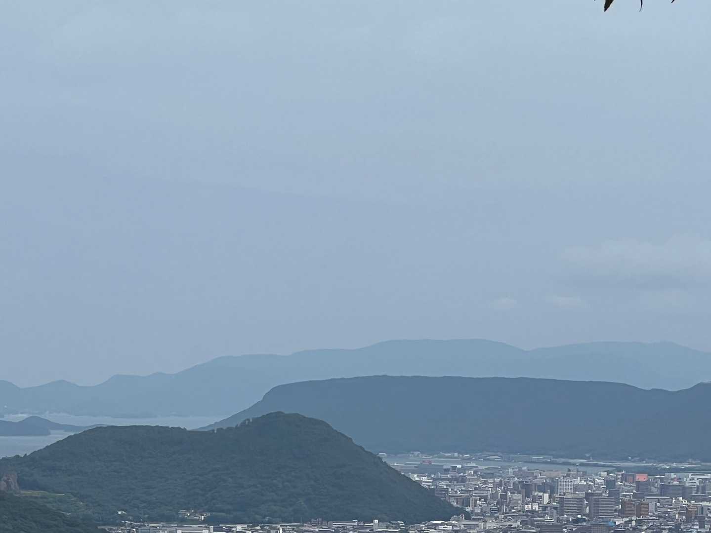 龍王宮から屋島方向🏔