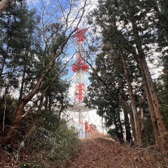 開けてるのかと思ったら柵に囲われたdocomo敷地で端まで行けず展望無しでした。