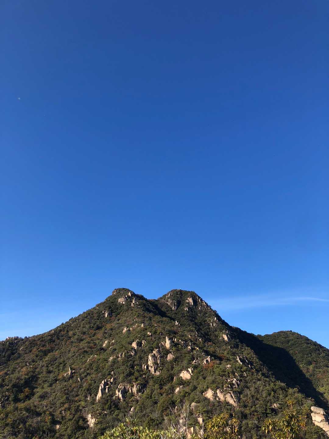 秋晴れの右田ヶ岳