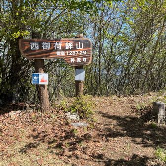 西御荷鉾山山頂到着