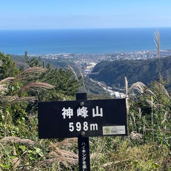神峰山到着
日立市、太平洋が綺麗に見えました