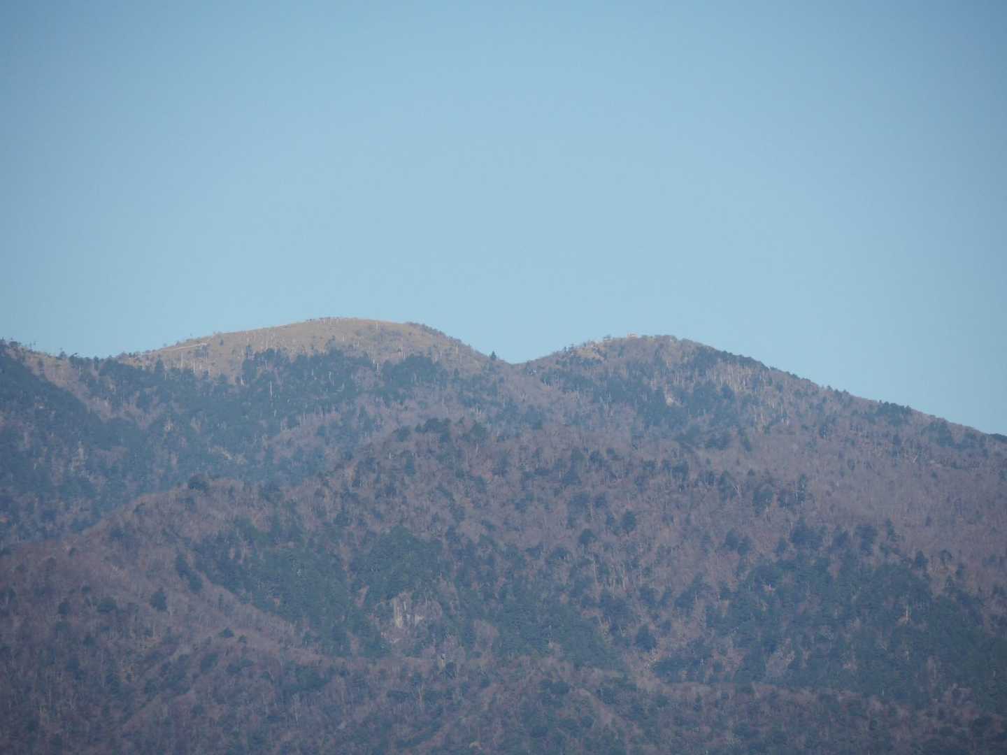 大台ヶ原もよく見える。景色サイコーでしょうね
