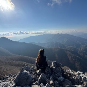 下を覗くとビビるけど
景色最高ーーー！