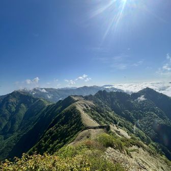 下山時も最高の景色をたのしめました。