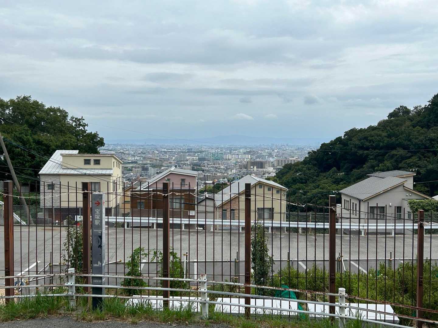 いつもここは登りで使うので降りの景色は新鮮
でも坂がキツいので足が痛い😣