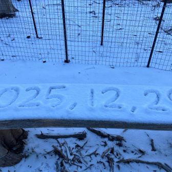 富士見峠の方が雪が残ってる