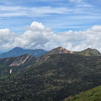 蓼科山　天狗岳見えます