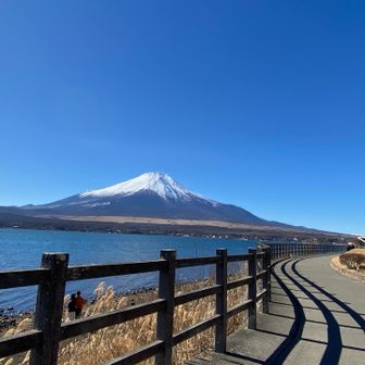 湖畔からもキレイです✨