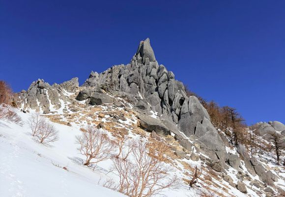 ❄️雪の鳳凰三山❄️日帰り！ / もっちーの登山データ | YAMAP / ヤマップ