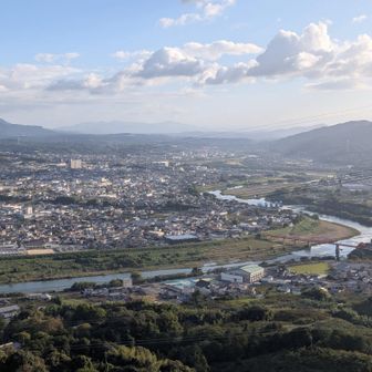 橋本市方面と紀ノ川