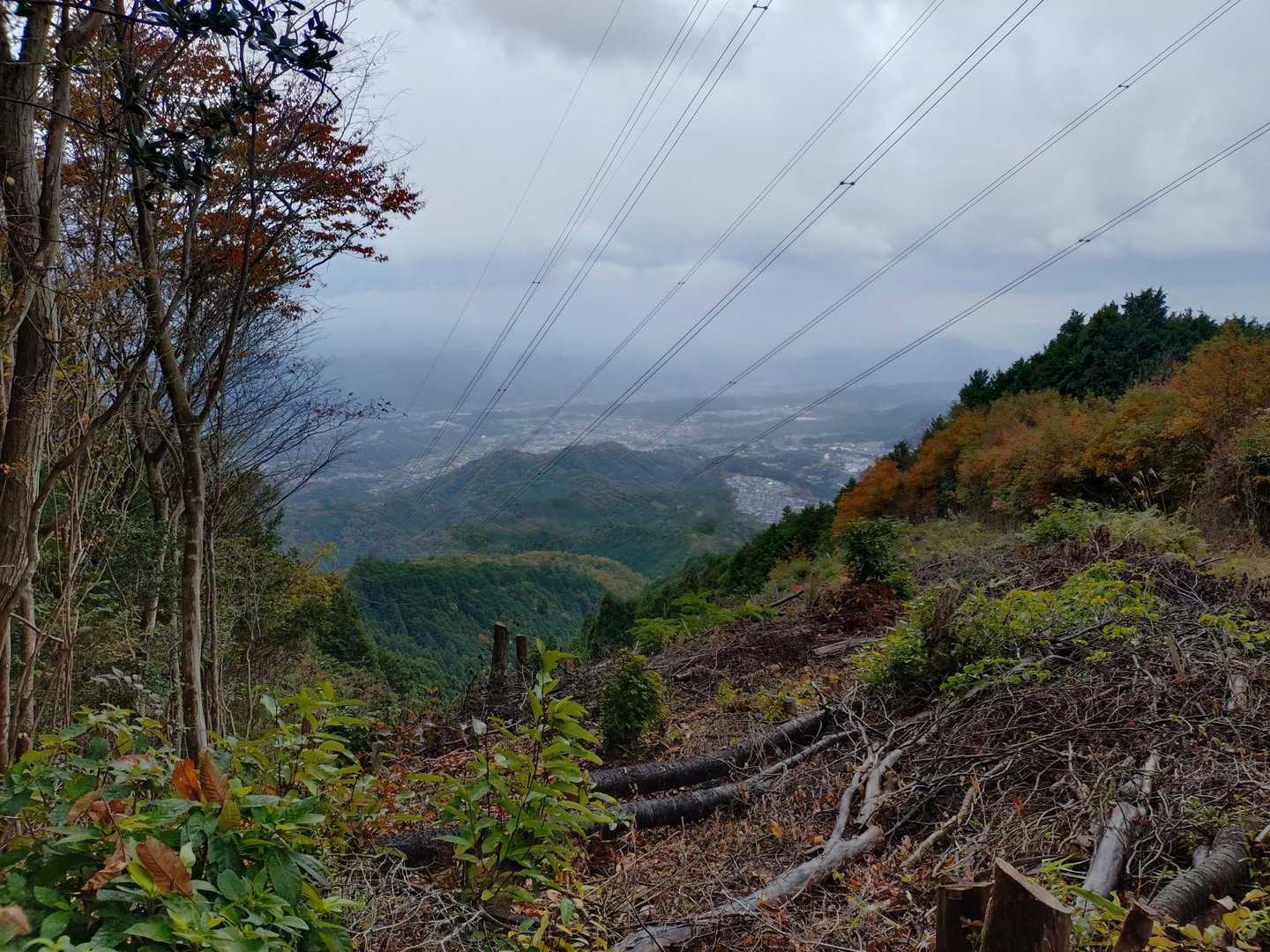 折角の景色も🥺