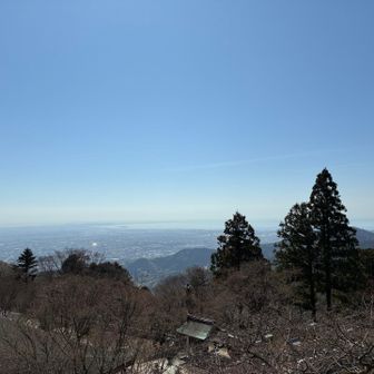 少し霞んでますね