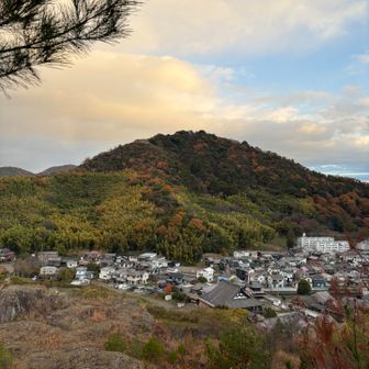 観音山から見える八幡山
今から行きますよー！