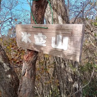 最初の山、氷室山
気温9℃、湖側から風強くすぐに次へ🤣