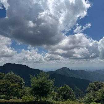 日の出山方面　眺望が良い