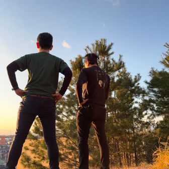 高岡山ピークで終了❣️
いい具合に夕焼けの時間となりました。