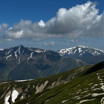 黒部五郎岳と薬師岳？
