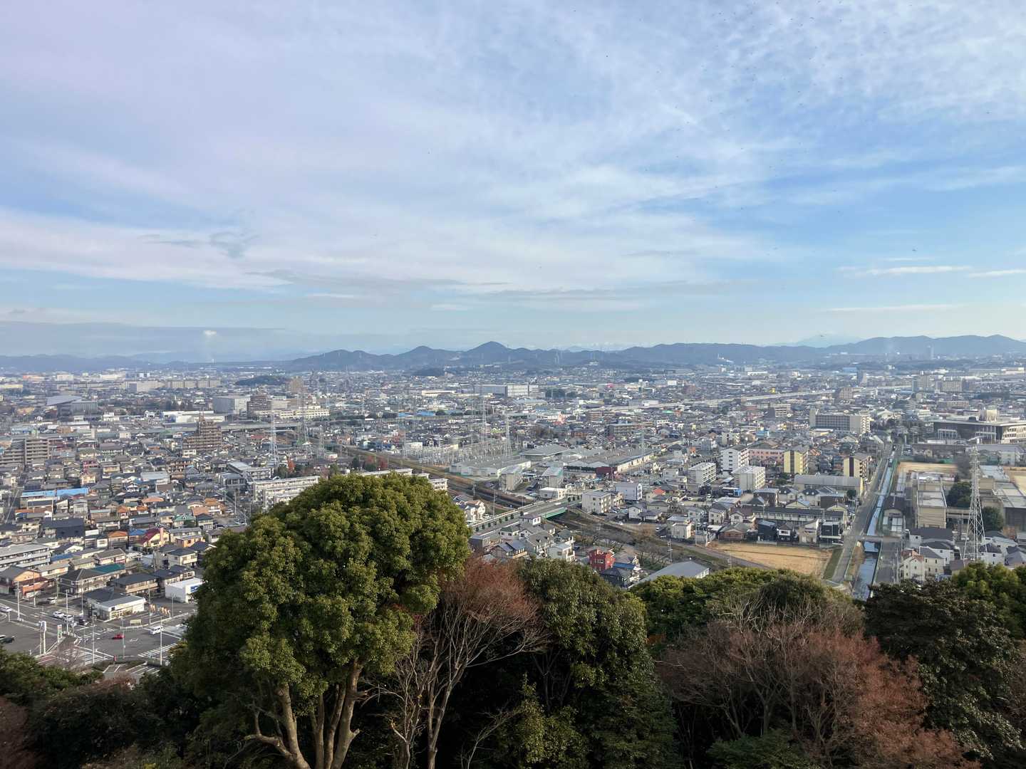 小牧市役所バス停-小牧山 往復コースの写真