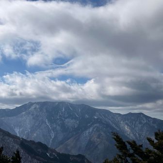 今日の弥山方面はこれで見納め