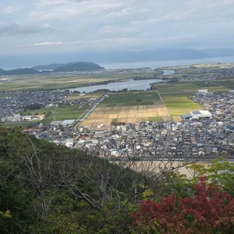 琵琶湖方面の眺め