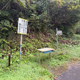 登山ポスト。