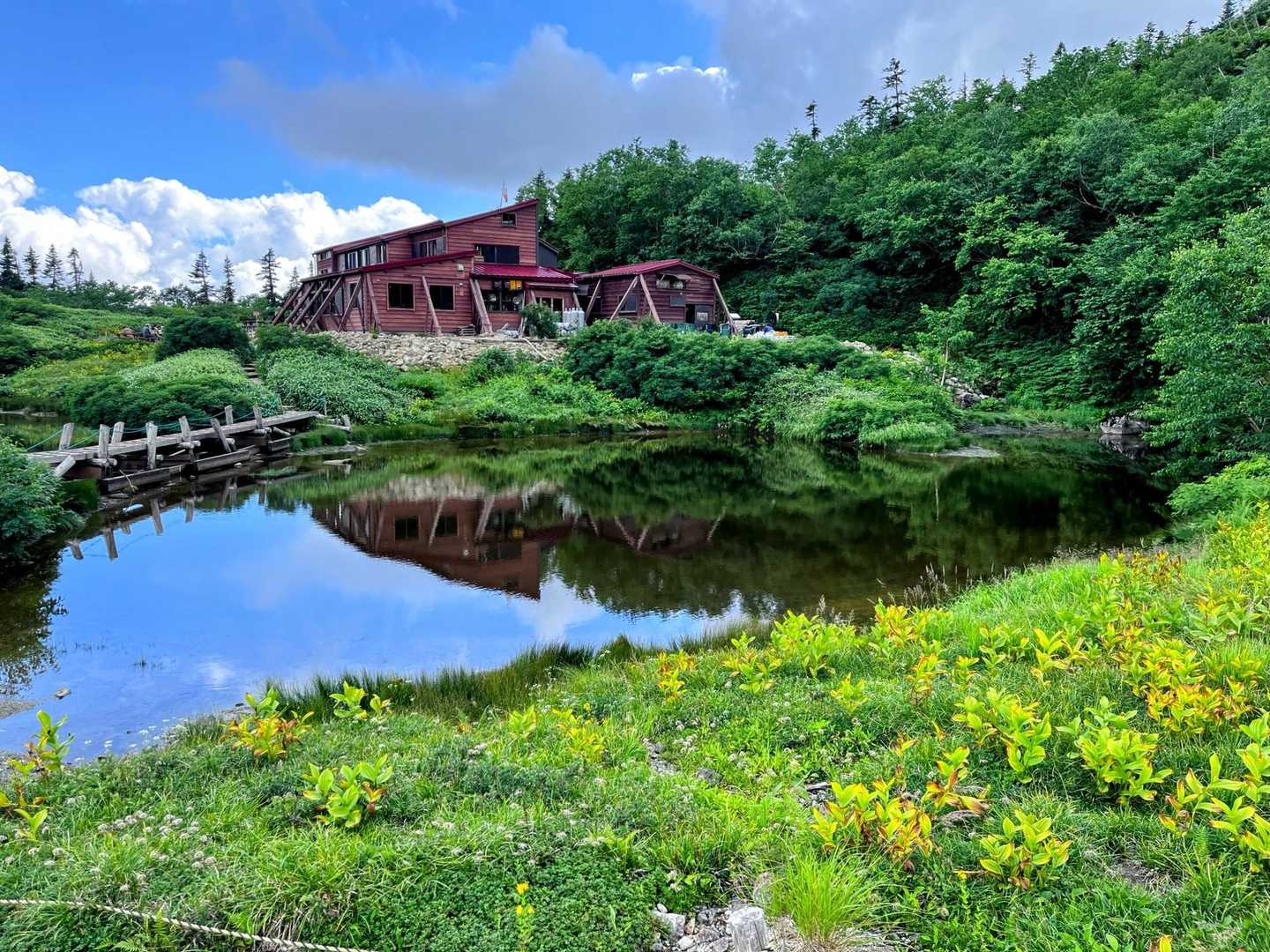 北アルプス裏銀座登山口-前烏帽子岳-烏帽子岳-野口五郎岳- 縦走コースの写真