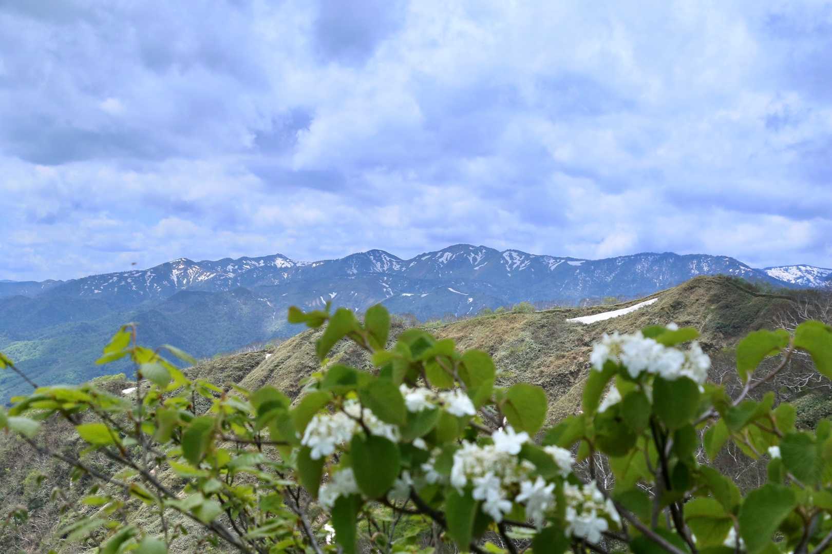 ⛰黒金山から見る⛰白砂山〜⛰上ノ倉山　　
