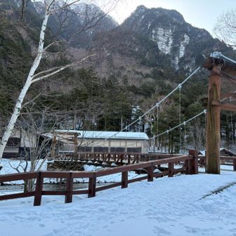 河童橋まで戻ってきました