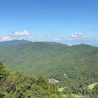 大納言に阿星山😊良い眺め👍