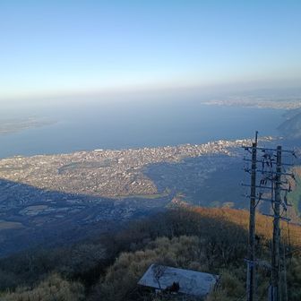 別府ロープウェイ山上駅から見た別府湾