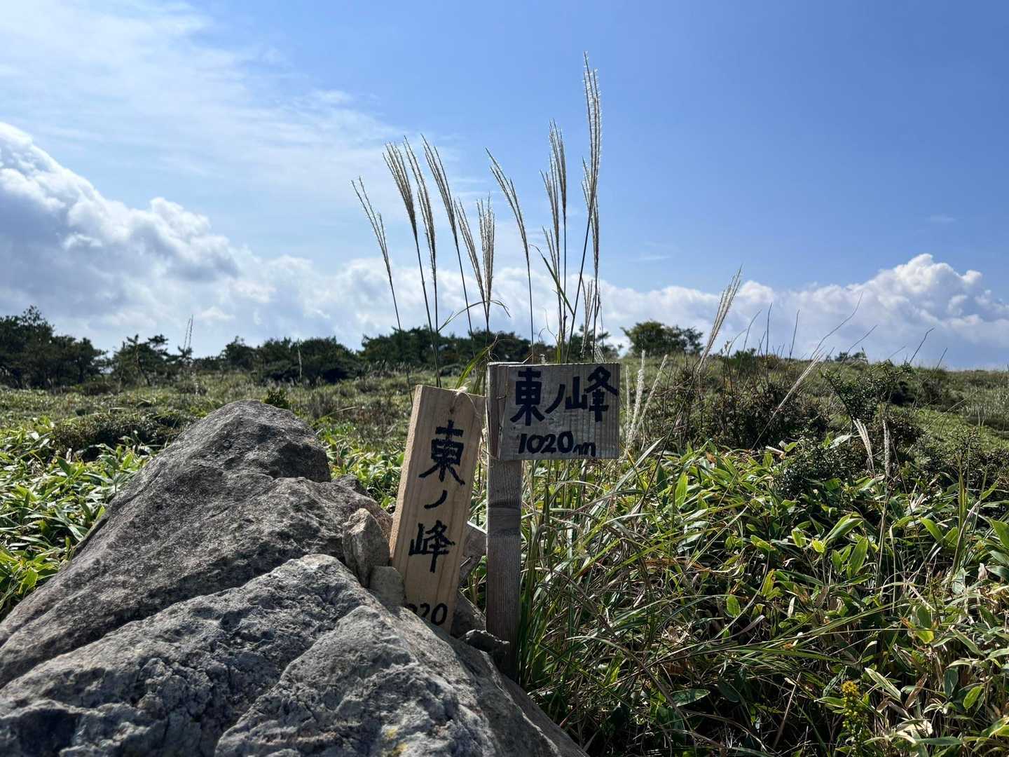 東の峰
ココは初めて！

休憩されていた方にトリカブトの場所を教えて
もらう