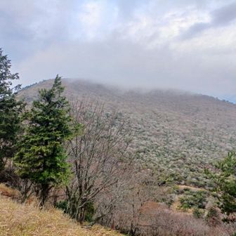 右手に赤石ヶ岳、先に登るべきか？後に登るべきか？…後にした。(結局のところ、奇遇な用事ができたので登らなかった)