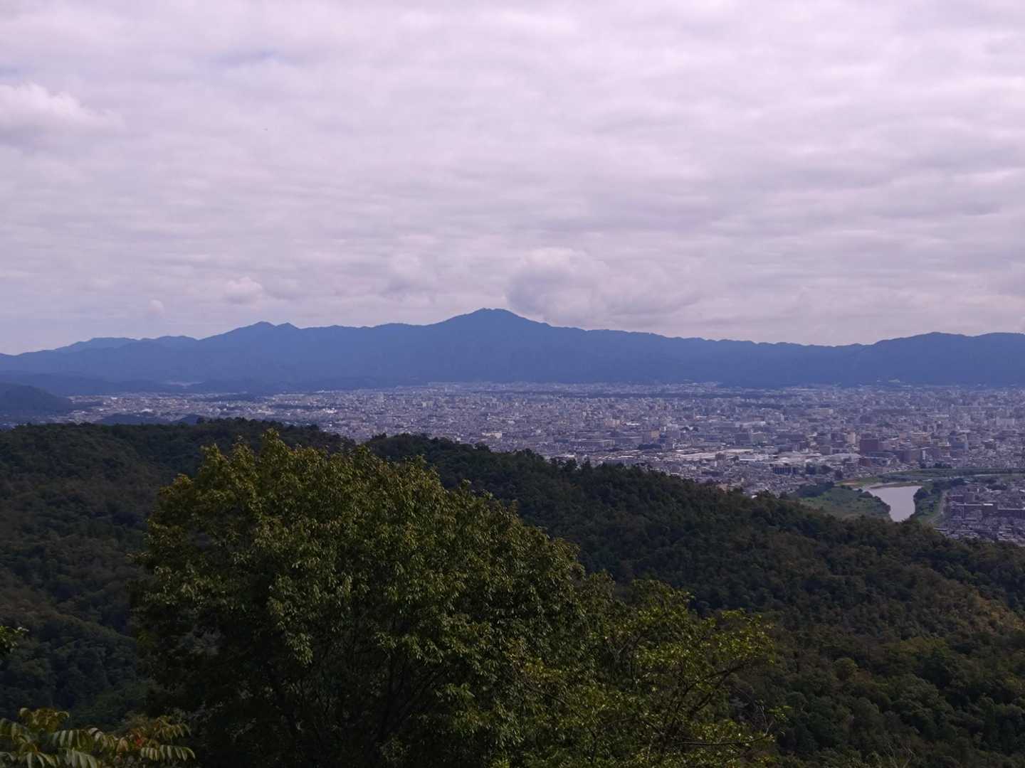 比叡山🏕️が見える👀✨