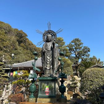 一願観音様
水掛けは一杯、三礼して一願！
作法は間違えないで😃